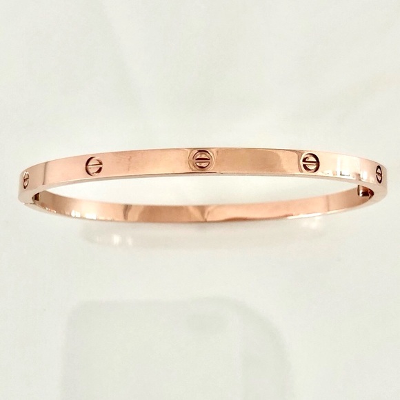 Rose Gold Screw Bracelet Small Model - Picture 6 of 10